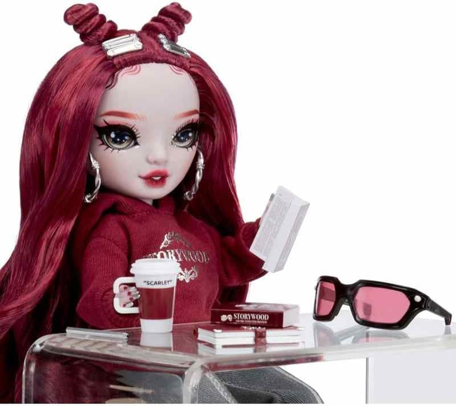 Rainbow High Shadow High Series 3 - Scarlett Rose - Muñeca de moda granate - Conjunto de moda y más de 10 accesorios de juego coloridos - Ideal para coleccionistas y niños de 4 a 12 años