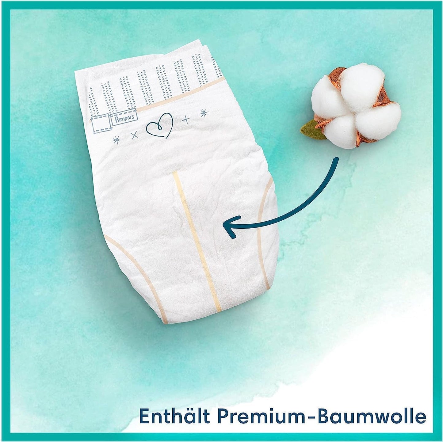 Juego de Pañales para Bebé Harmonie Talla 2 (4-8 kg, 240 Piezas) CAJA MENSUAL y Caja de Toallitas Húmedas para Bebé Harmonie Aqua 720 Toallitas (15 x 48), Baby Essentials