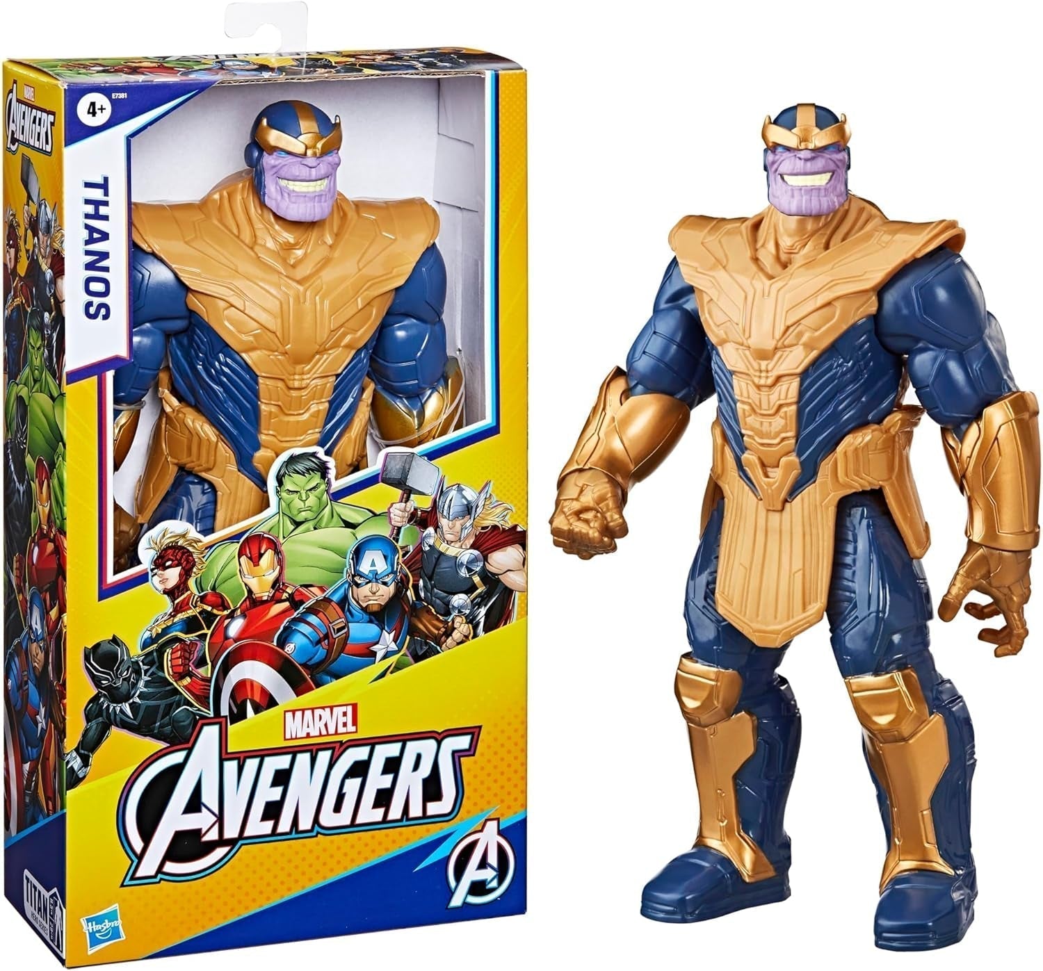 Marvel Avengers Titan Hero Series Deluxe Thanos Figura de acción Marrón Figuras de acción Naty Shop