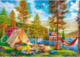 Trefl - Puzzle 2En1: Relajación de Verano - 2 X 500 Piezas - Juego de Dos Puzzles, Bricolaje, Entretenimiento Creativo, Para Adultos y Niños 10+ Puzzle Naty Shop