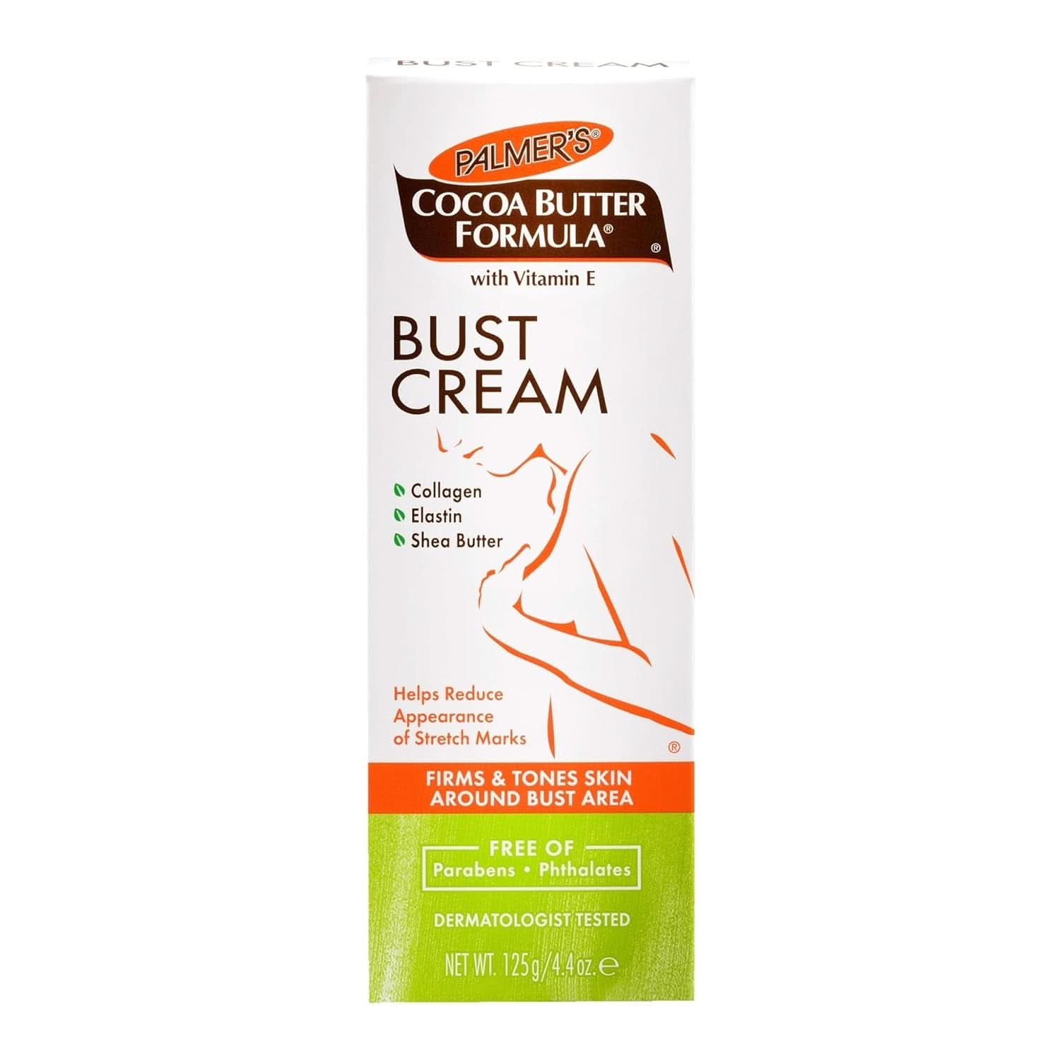 Palmer's Embarazo Manteca de Cacao, crema para restaurar el busto después del parto Cosmética y Belleza Naty Shop 1 pieza