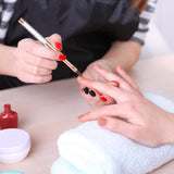 6 uds cepillos de uñas con tapa uñas Gel UV cepillo de uñas acrílico cepillo de Gel de uñas juego de pinceles parciales para decoración de uñas