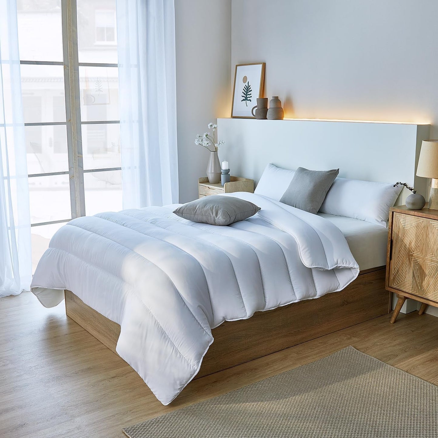 Pikolin Home - Sábana personalizable 100% algodón, transpirable, duradera y resistente Edredones y colchas Naty Shop