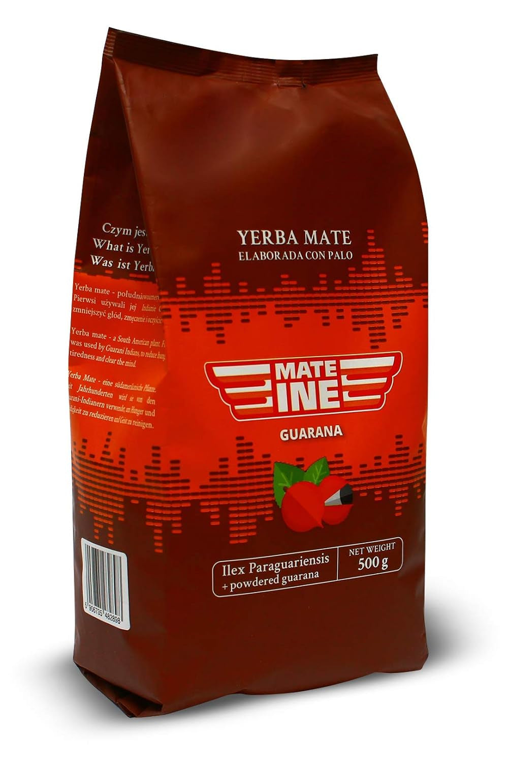Mate Yerba Mate con guaraná, neutro, 500 g