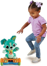 Vtech Baby Catch Me Puppy - Cachorro hoverboard motorizado que fomenta el movimiento - Con orejas móviles, canciones, sonidos y contenidos de aprendizaje - Para niños de 12 a 36 meses Bebe Toys Naty Shop