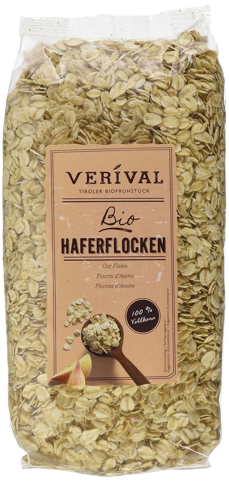 Avena Verival - Orgánica, paquete de 6 x 500 gramos Cereale Naty Shop