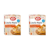 RUF Lievito Madre Sauerteig, Milder Weizen-Sauerteig, Mutterteig, Kurze Teigruhe Durch Enthaltene Trockenhefe, Lievito Madre Getrocknet Für Brot, Baguette, Focaccia, 3X35G Mezcla para hornear y cocinar Naty Shop 35 G (6Er Pack) Kurze Teigruhe