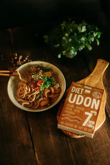 Fideos Udon Shirataki Konjac Bio 385g - Bajos en calorías, sin gluten, veganos - elaborados a base de raíz de konjac, ricos en fibra ALIMENTO DIETÉTICO