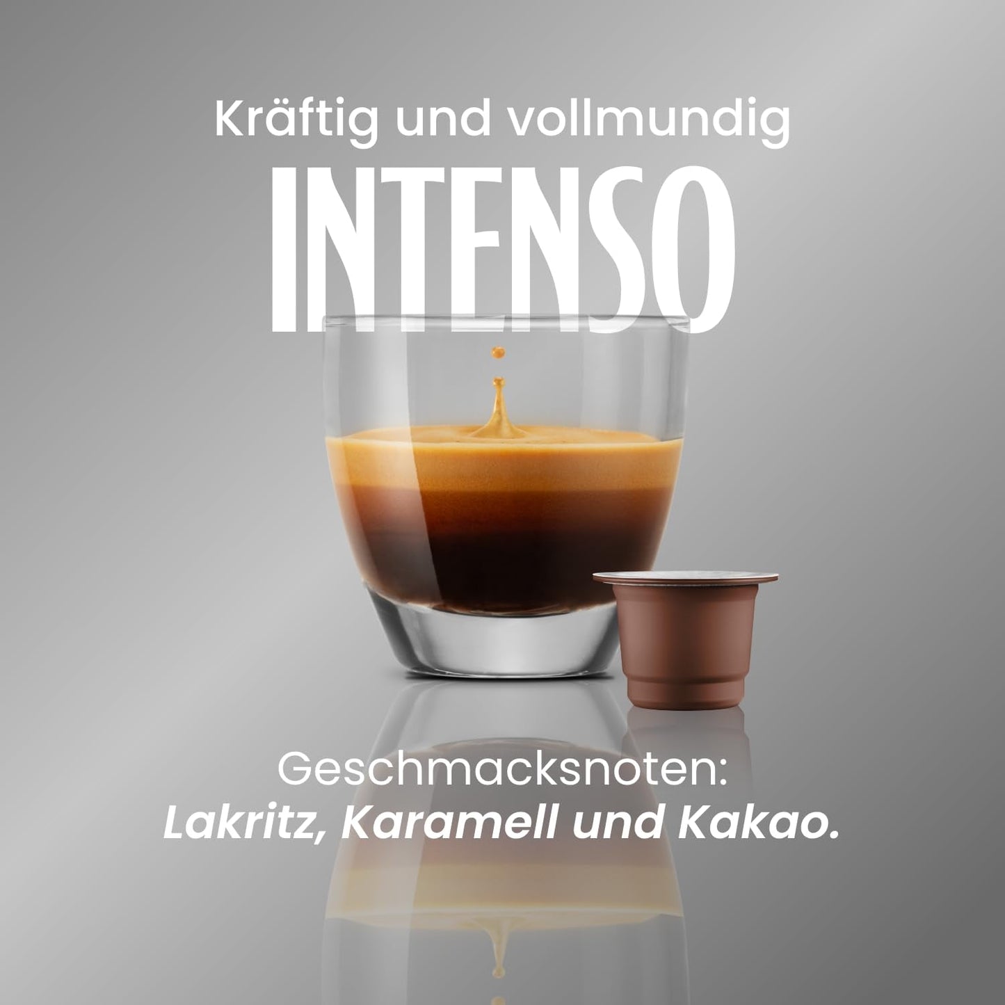 Caffè Vergnano 1882 - Èspresso Kompostierbare Kaffeekapseln , Compatible con Nespresso, Intenso (Intenso) - Packung Enthält 100 Kapseln