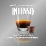 Caffè Vergnano 1882 - Èspresso Kompostierbare Kaffeekapseln , Compatible con Nespresso, Intenso (Intenso) - Packung Enthält 100 Kapseln