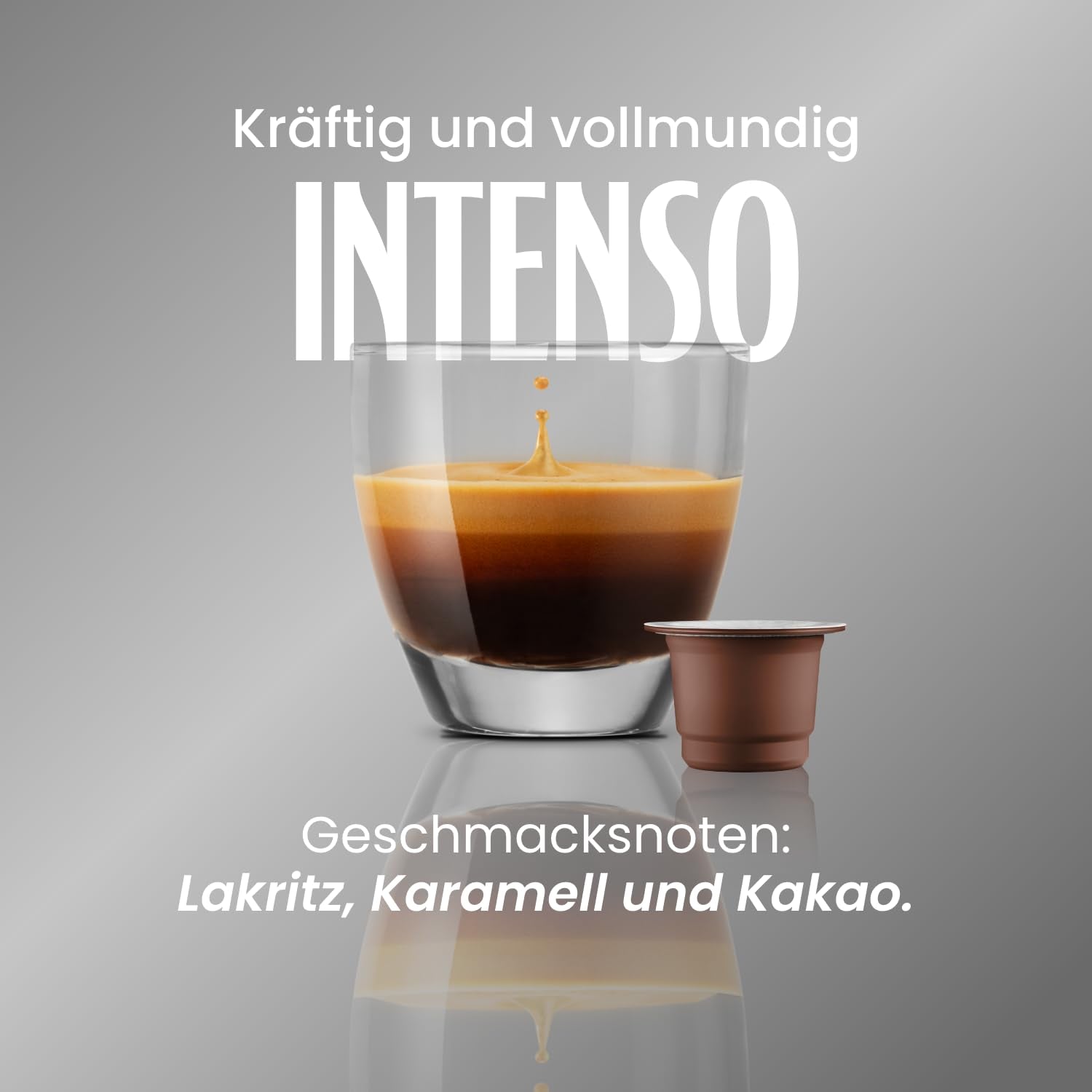 Caffè Vergnano 1882 - Èspresso Kompostierbare Kaffeekapseln , Compatible con Nespresso, Intenso (Intenso) - Packung Enthält 100 Kapseln
