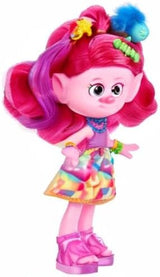 Mattel DREAMWORKS TROLLS Together Strong - Muñeca Fashion Hair-Tastic Queen Poppy - Más de 15 accesorios, Peine con purpurina, Gel con purpurina lavable, Para mayores de 3 años, HNF25 Naty Shop Dolls