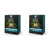 Café Royal Espresso Decaffeinato 36 cápsulas para cafetera Nespresso - Intensidad 5/10 - Cafeteras certificadas UTZ en aluminio (paquete con 2)