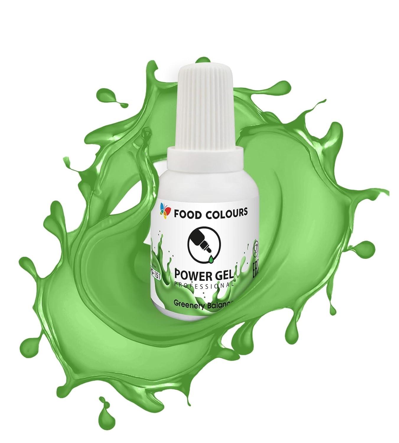 Colorante alimentario en gel, beige, color champán, 20 g. Colorante alimentario para una amplia gama de aplicaciones para decoración de tartas, tartas, natas, bizcochos, glaseado real, macarons.