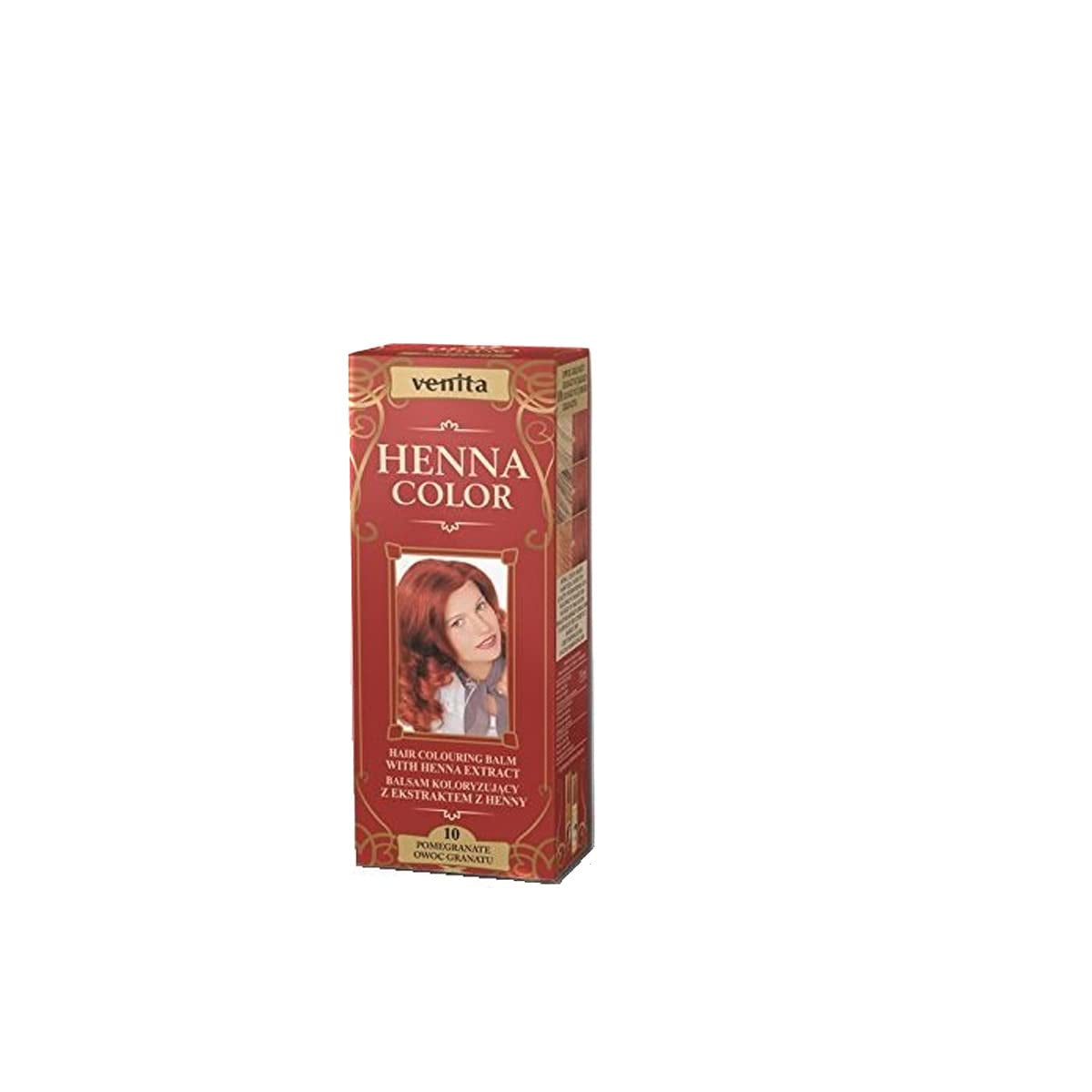Henna Color 111 Acondicionador Natural para Cabello Rubio Color de Cabello Efecto Coloración Natural Henna Eco Tinte Capilar Naty Shop Rojo Claro 75 Ml (1 Pack)