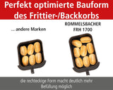ROMMELSBACHER Freidora de aire caliente con ventana FRH 1700, 10 programas, silenciosa Electrodomésticos Naty Shop