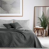 Colcha Decoking 200 X 220 Cm Grafito Antracita Gris Plata Colcha de doble cara fácil de mantener Axel Camas y Mantas Besuche den DecoKing-Store