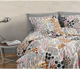 MARIMEKKO Juego de ropa de cama Queen, ropa de cama de percal de algodón con fundas de almohada a juego, decoración del hogar durante todo el año (Pieni Letto, multicolor, cama tamaño queen) Naty Shop Edredones y edredones