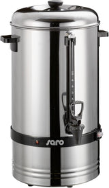 Cafetera espresso Saro con filtro redondo - 6,75 L / 40 tazas - acero inoxidable - función preparar y mantener caliente - grifo de seguridad - mirilla - 1,5 kW - modelo SAROMICA 6005