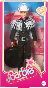 BARBIE la PELÍCULA Ken - Muñeco coleccionable con traje occidental, camisa vintage, sombrero de vaquero, botas blancas de la película para 3 años en adelante, HRF30 Muñecas Naty Shop