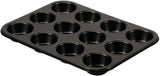 , Forma 6 muffins 18,5x27cm, negro Moldes y bandejas Naty Shop 12 Muffins