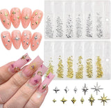 400 piezas Stern Nail Charms Oro Plata, Charms Nägel Zubehör, Nagel Deko, Nail Art Zubehör, Nagel Charms, Nagel Steine, Nail Design, Charms Für Nägel