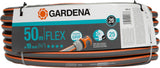 Manguera Gardena Comfort FLEX de 19 mm (3/4"), 25 m: Manguera de jardín flexible y estable con perfil Power-Grip, de material en espiral de alta calidad, presión de estallido de 25 bar, sin componentes del sistema (18053-20)