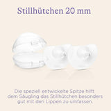 Lansinoh Stillhütchen 20 Mm (Größe 1), 2 piezas Inkl. Caja de almacenamiento - Angenehmes Tragegefühl - Trotz Anlegeschwierigkeiten Weiter Stillen Accesorios Alimentación y Lactancia Bebe Naty Shop