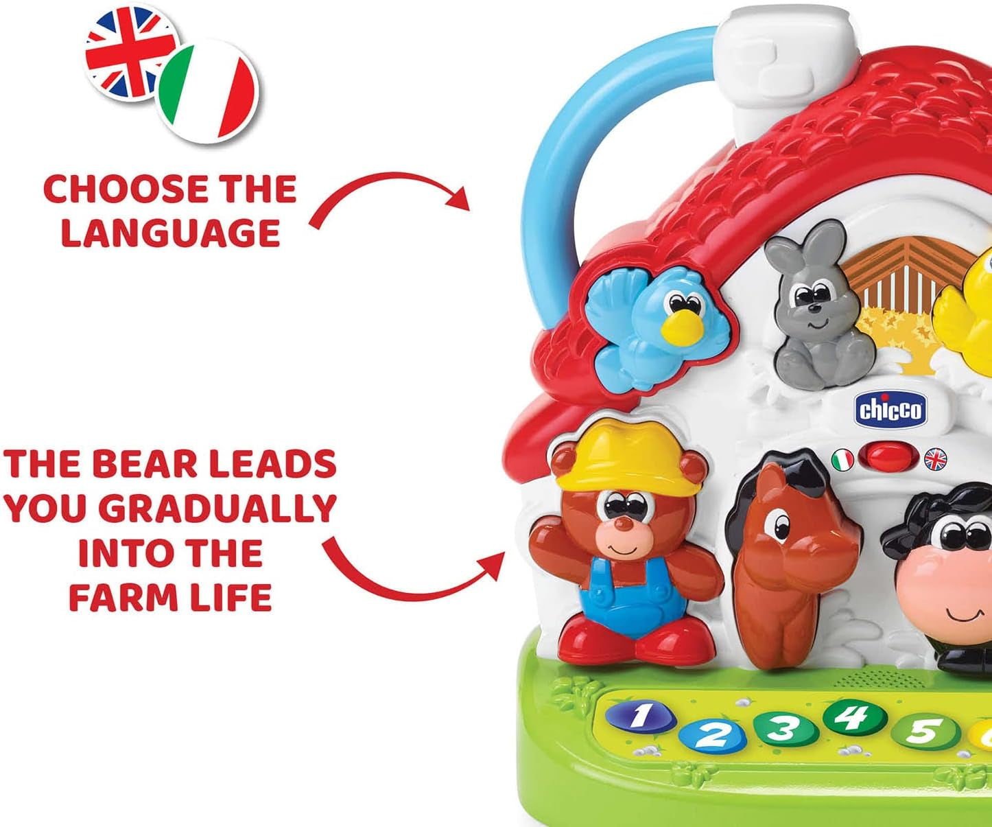 Chicco Ma New Farm, bilingüe, apilable Naty Shop Juguetes Bebé