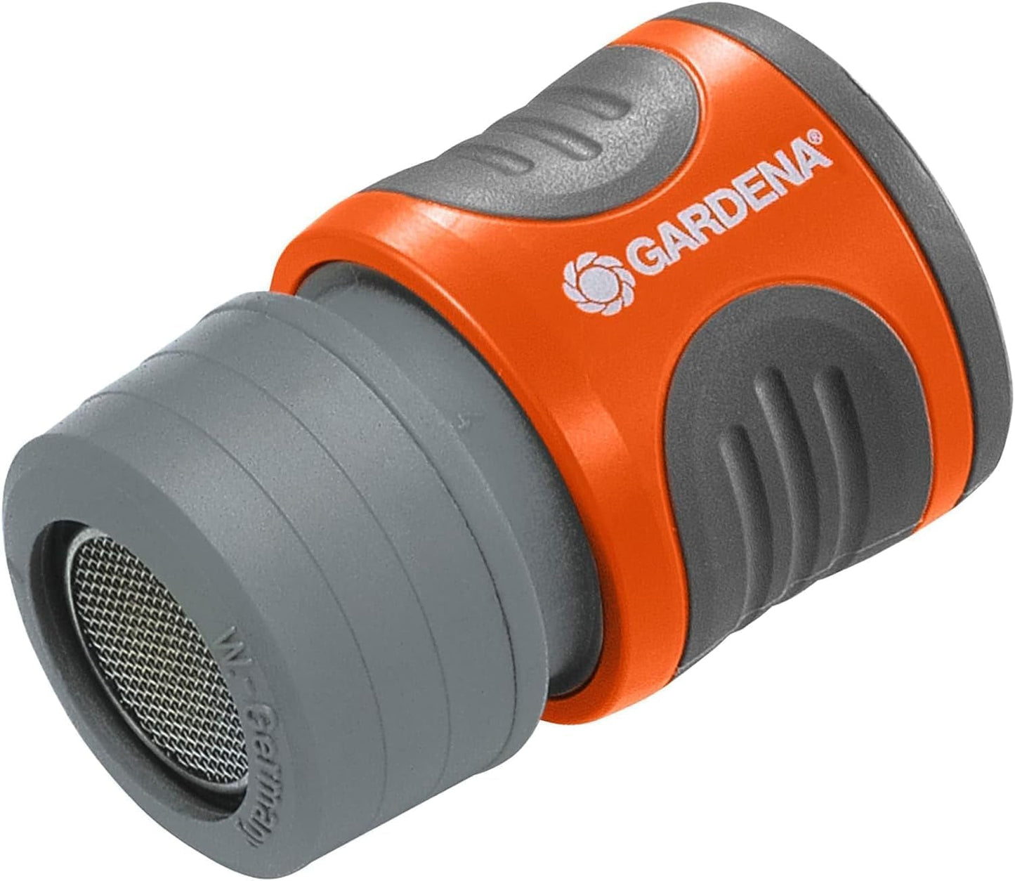 Adaptador aireador Gardena: Aireador para agua del grifo sin salpicaduras, para conexión al conector del grifo Gardena, para un chorro de agua delicado, aireado y concentrado (2905-26)
