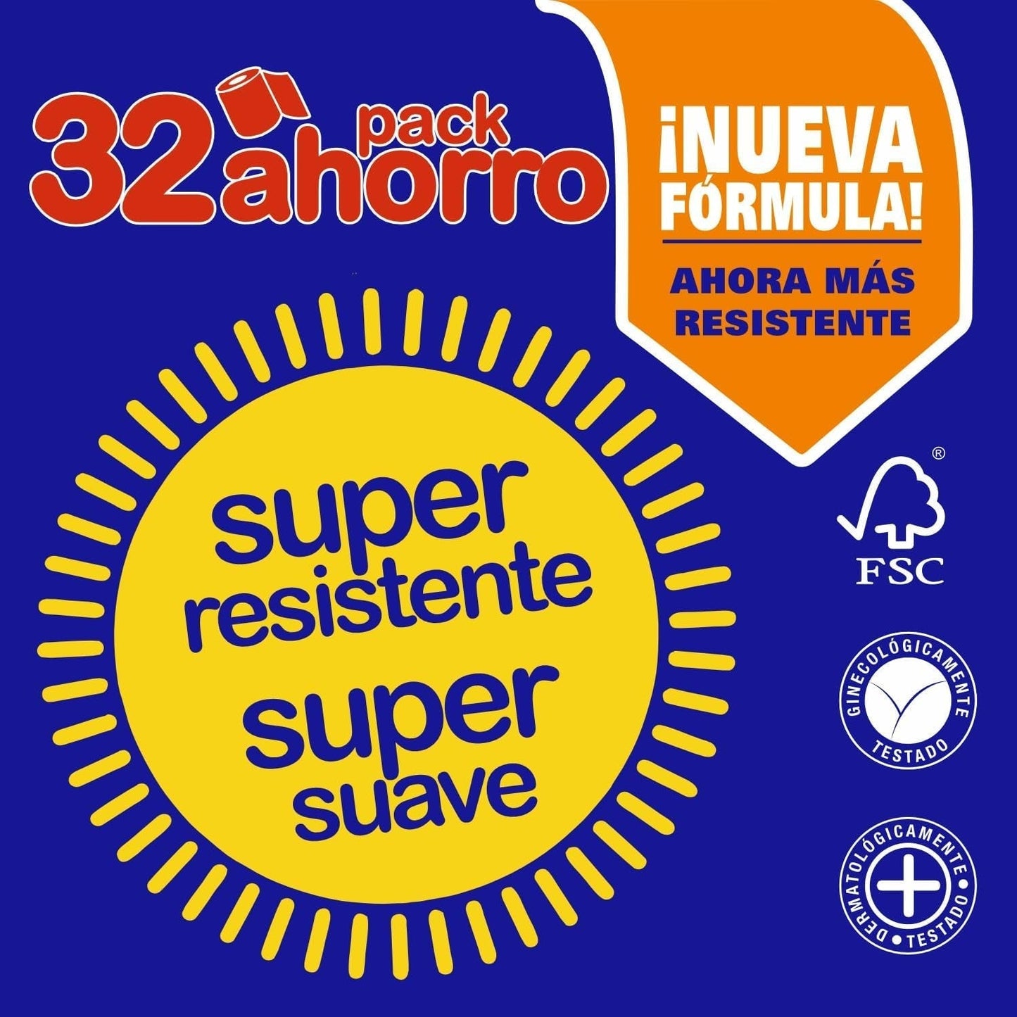 Papel higiénico Renova Super Blanco, 32 rollos
