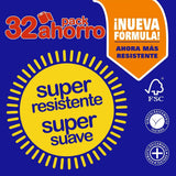 Papel higiénico Renova Super Blanco, 32 rollos