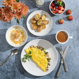 Zen Buffet Vajilla de Porcelana, Servicio para 6 (30 Piezas), Blanco (Tazas)