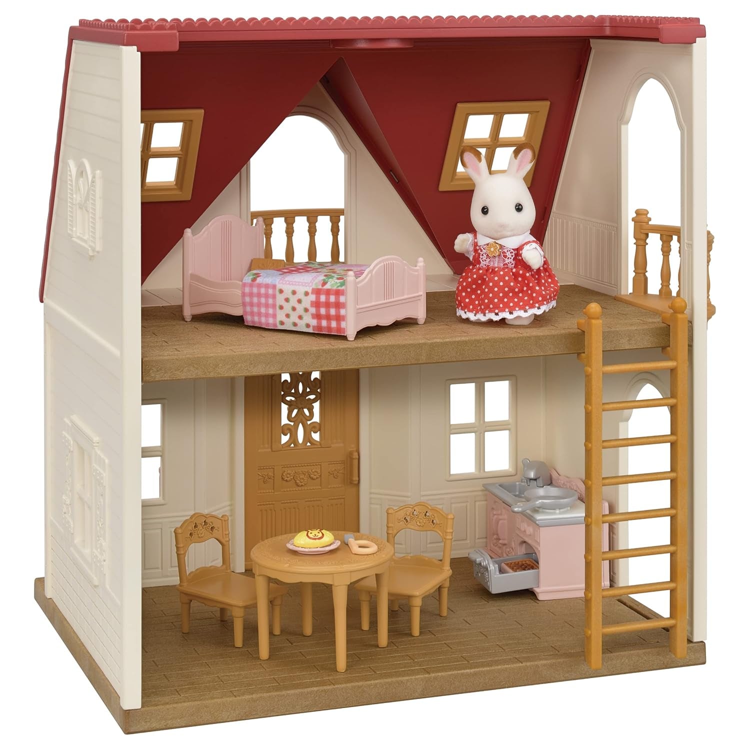 L5567 NUEVA Casa Inicial, Multicolor L5706 Familia Milk Bunny - Figuras casa de muñecas