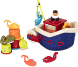 B.juguetes Juguete de bañera para niños de 13 piezas con barco, vaso apilable, pez, juego de pesca juguete para niños bañera a partir de 1 año Juguetes Bebe Naty Shop Título predeterminado