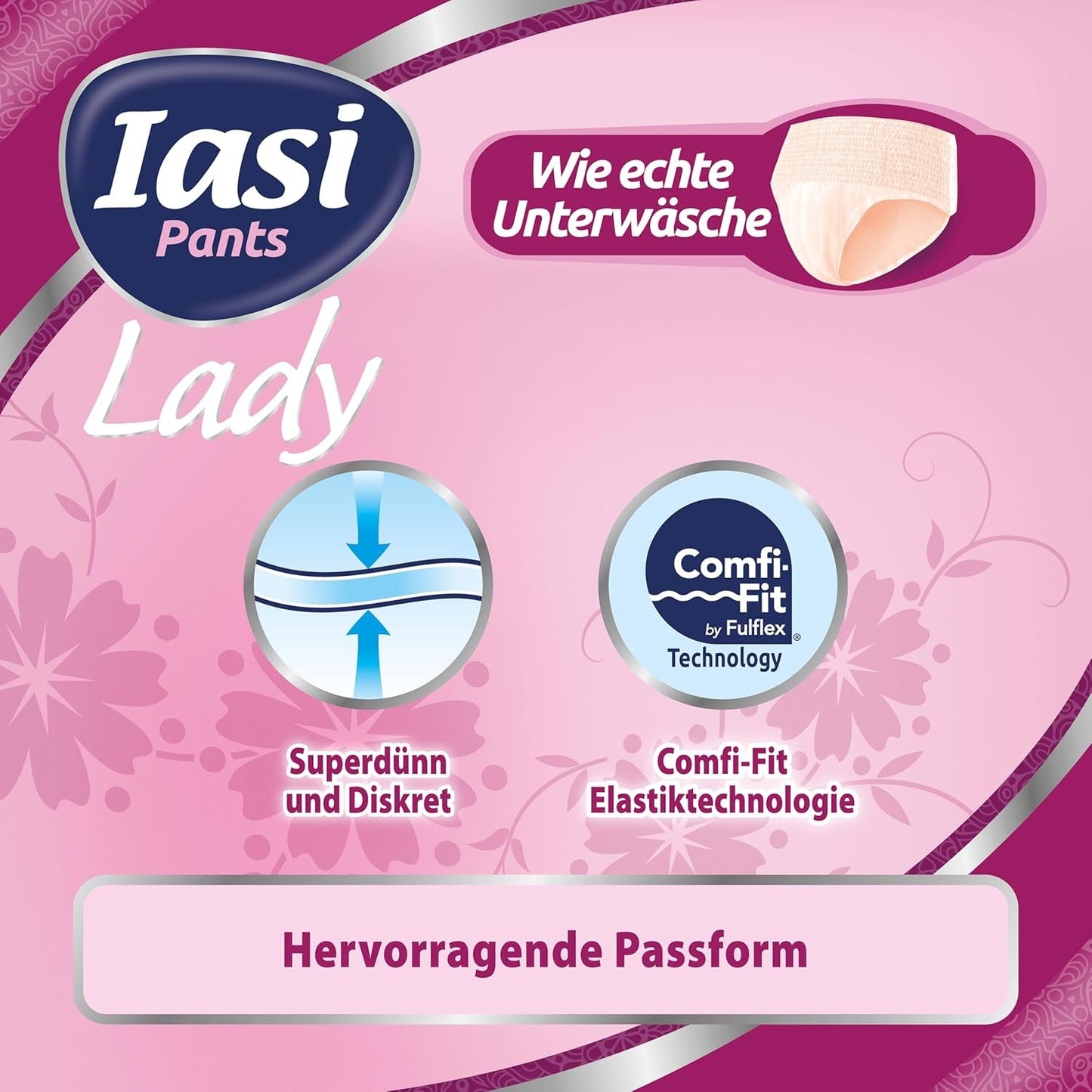 LADY Pants 48 Pantalones Desechables para Incontinencia Urinaria Absorbencia Talla Grande S para Mujer 48 Piezas