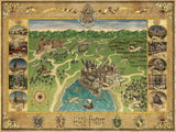 Ravensburger Puzzle 12000720 - Mapa de Hogwarts - Rompecabezas de 1500 piezas para adultos y niños mayores de 14 años Harry Potter Fan Merchandise Puzzle Naty Shop Diseño antiguo