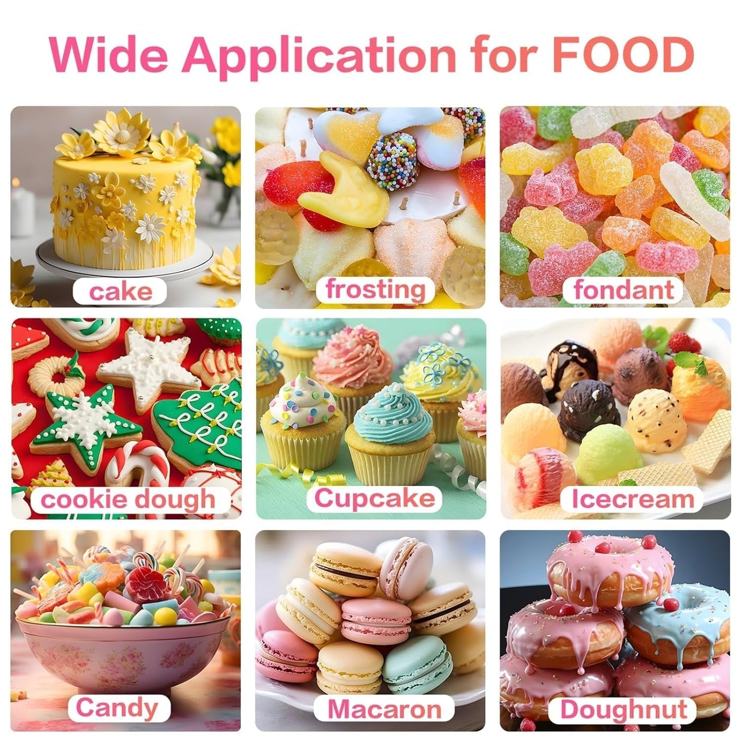 Colorante alimentario en gel negro - 40 g de colorante alimentario a base de gel, colorante alimentario sin azúcar, altamente concentrado, para hornear pasteles, macarrones, glaseado, fondant, galletas, donuts