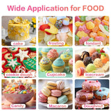 Colorante alimentario en gel negro - 40 g de colorante alimentario a base de gel, colorante alimentario sin azúcar, altamente concentrado, para hornear pasteles, macarrones, glaseado, fondant, galletas, donuts