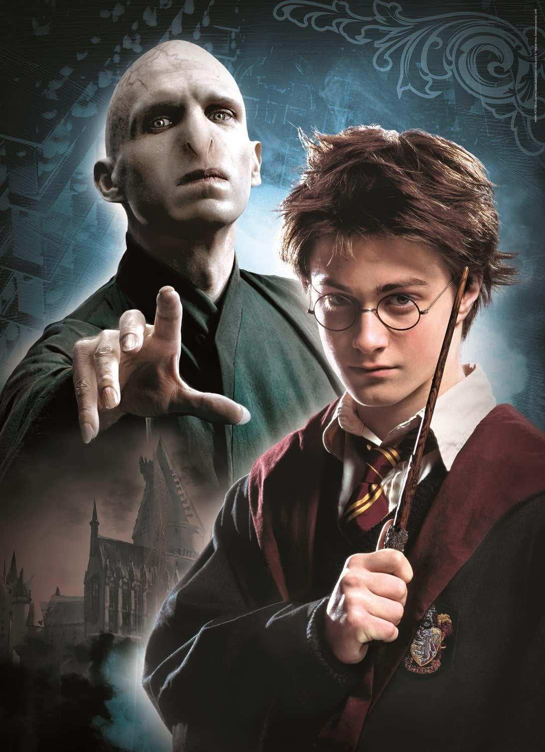 Clementoni 61884 Harry Potter - Puzzle de 3 x 1000 piezas a partir de 9 años, Puzzle colorido para adultos con colores llamativos, Juego de habilidad para toda la familia, Gran idea de regalo Puzzle Naty Shop