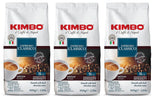 3x Café en grano Espresso Classico, tueste medio, café en grano entero, tueste medio, bolsa de 1 kg, café Nápoles