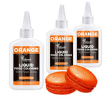 Colorante alimentario líquido, colorante alimentario de terciopelo rojo para hornear pasteles, macarrones, galletas, colorante alimentario para decoración de pasteles, líquido para colorear bebidas (70 g x 3)