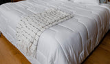 COLAS NORMAND Edredón antiácaros y antibacteriano, ligero, 200 X 200 cm, efecto duradero, perfecta higiene, microfibra, suave y confortable, lavable, francés, blanco 53130248 Naty Shop Edredones y Edredones
