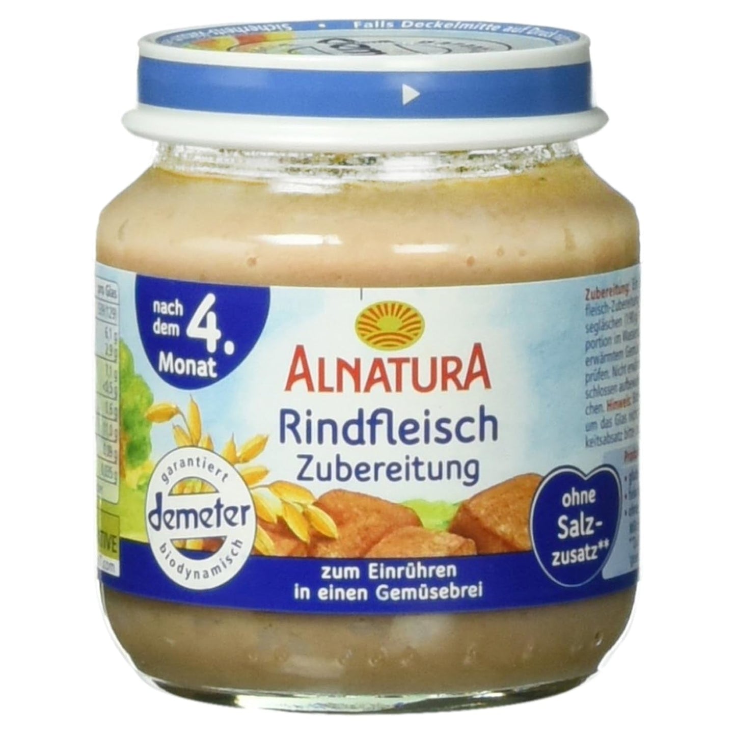 Elaborado con carne de vacuno ecológica, 125 g