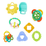 Bright Starts Little Shakers Set de regalo de 6 piezas - Sonajeros y mordedores para bebés Sin BPA Fácil de atrapar Unisex Recién nacido+