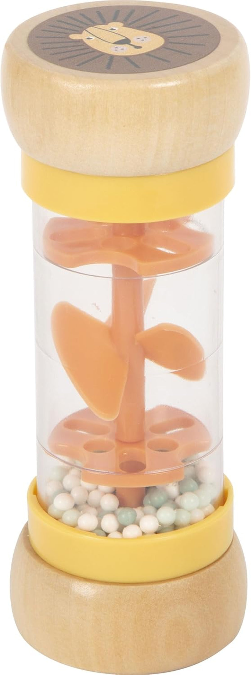 Small Foot Sonajero Rainmaker "Safari", fascinante juguete sensorial de madera, para niños a partir de 6 meses, 12458 Baby Toys Naty Shop Sonajero Rainmaker