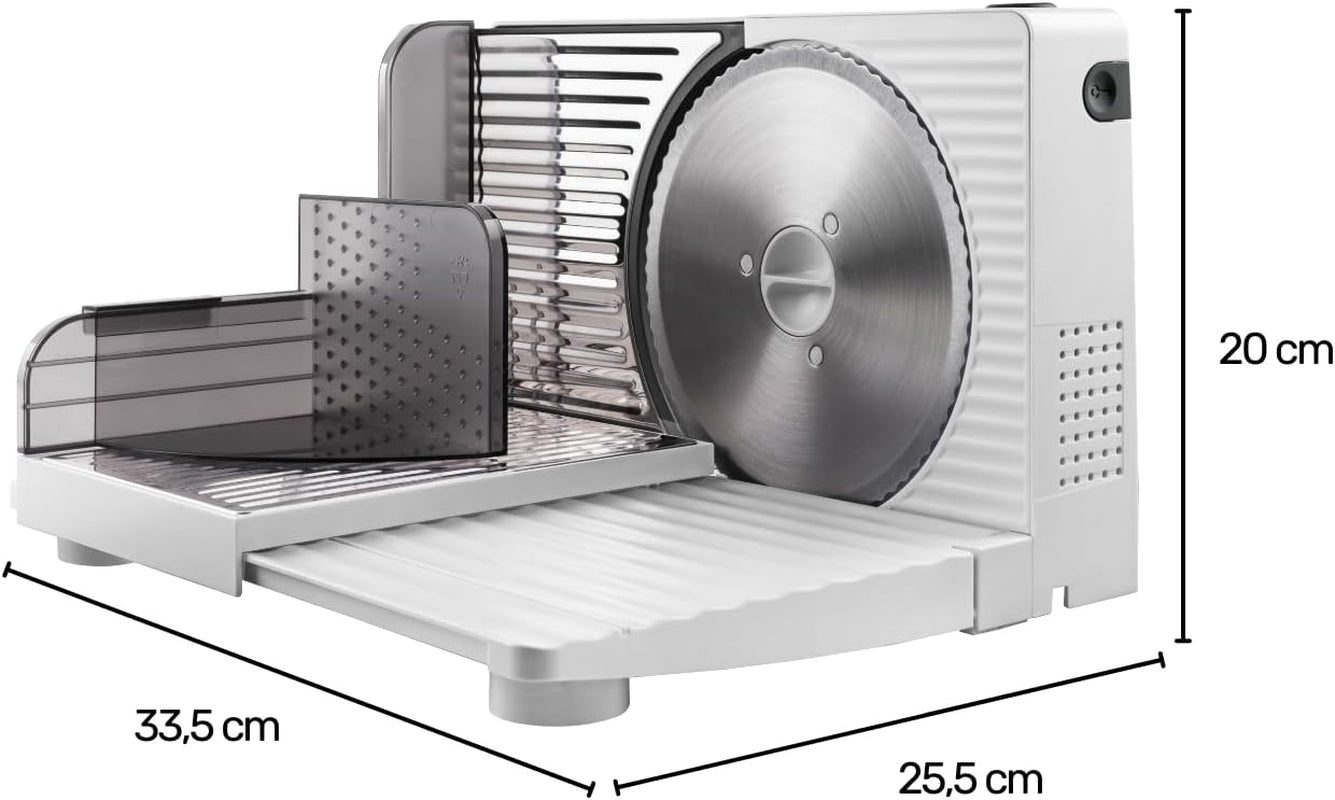 Cutmaster Compact, rebanadora, acero inoxidable, 100 W Trituradoras y Rebanadoras Naty Shop