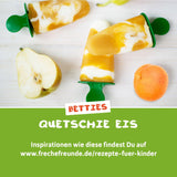 FRECHE FREUNDE Melocotón, Manzana, Plátano, Avena, Puré de Frutas Orgánicas con Cereales en una Bolsa Exprimible para Bebés a Partir de 6 Meses, Vegano, Paquete de 6 (6 x 100 g)