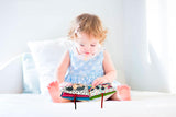 Clementoni 17721 Disney Baby - Libro de Tela, Versátil Juguete de Viaje para Bebé, Libro Ilustrado que Cruje y Chirria para Recién Nacidos a Partir de 0 Meses Juguetes Bebé Naty Shop