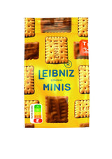 LEIBNIZ Minis Choco Pack de 12 pequeñas galletas crujientes de chocolate con leche, paquete a granel para almacenamiento o venta (12 x 125 g)